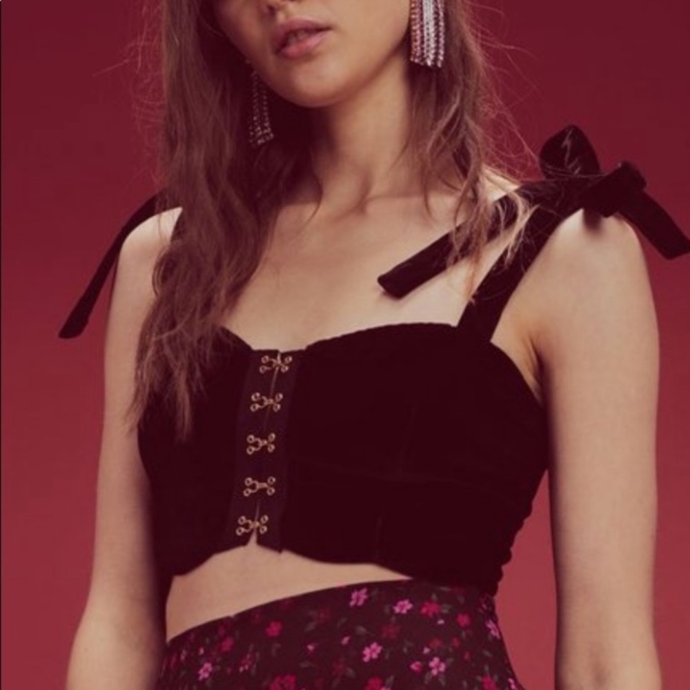 FOR LOVE AND LEMONS KATE VELVET TANK